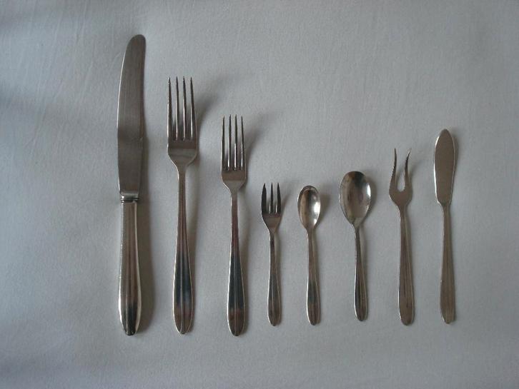 Gero verzilverd model 230 Distinction, Antiek en Kunst, Antiek | Bestek, Ophalen of Verzenden