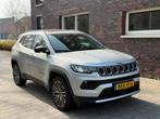 Jeep Compass 1.3T 4XE 190pk Eawd Aut 2022 Wit, Auto's, Jeep, Automaat, Zwart, 4 cilinders, Leder en Stof