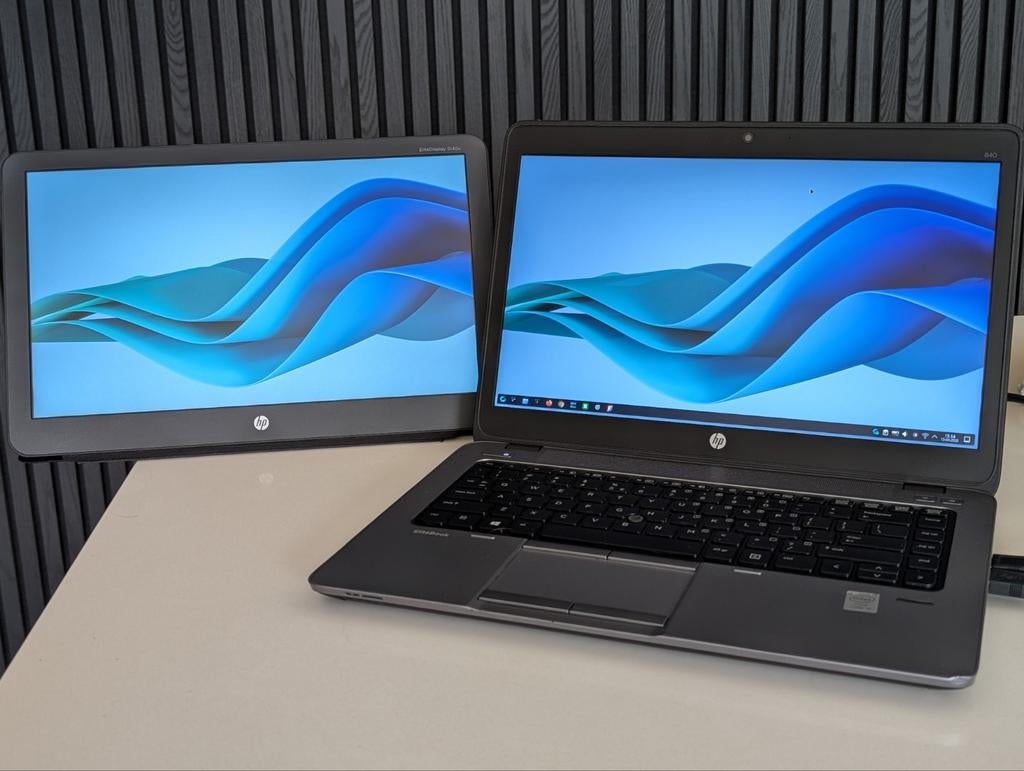 HP Elitebook 840 G1 incl. EliteDisplay, Computers en Software, Ophalen of Verzenden, Zo goed als nieuw, 14 inch, 2 tot 3 Ghz