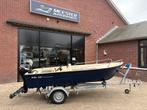Mooie Rhea 430 vis/consoleboot met Suzuki 9,9pk en trailer, Watersport en Boten, Ophalen, Gebruikt, Tot 10 pk, 3 tot 6 meter