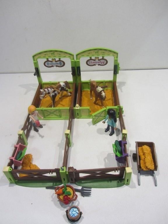 Playmobil Lucky  Spirit met 2 paardenboxen 9478 en 9480, Ophalen of Verzenden, Gebruikt, Los playmobil