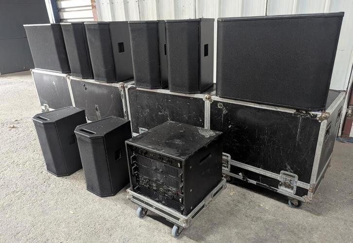 ✅Apogee AE 5 AE 10 pa systeem compleet, Overige merken, Gebruikt, Info@verbuntaudio.nl, 120 watt of meer