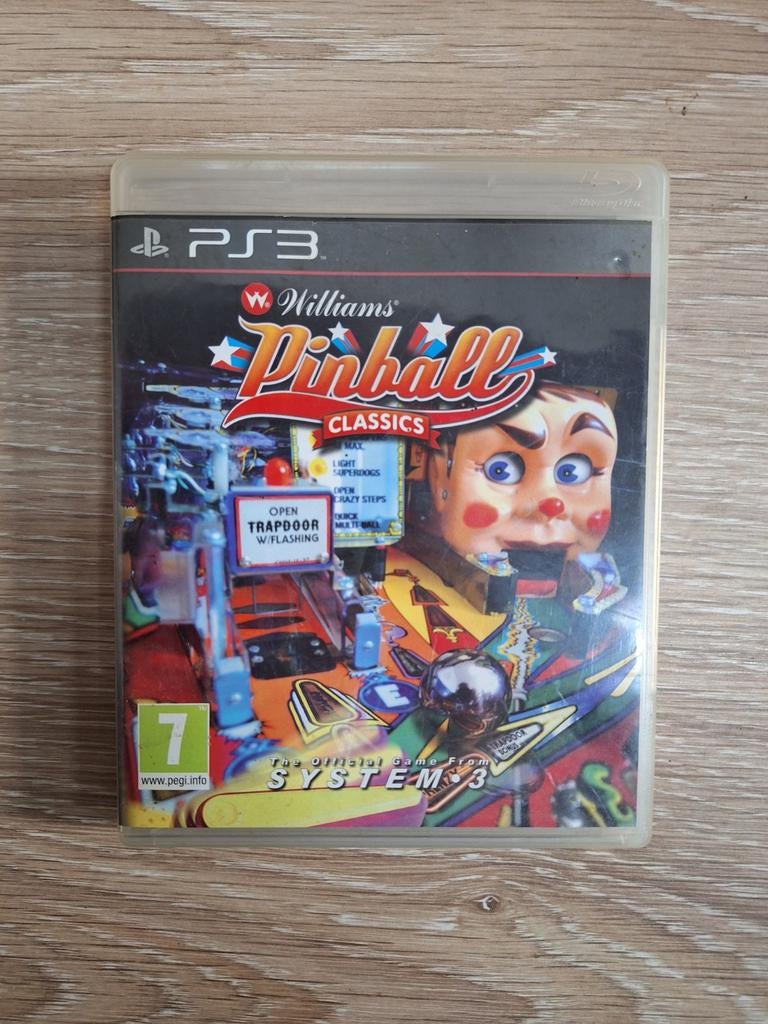 Williams Pinball Classics PS3, Spelcomputers en Games, Overige genres, Onbekend, Ophalen of Verzenden, Zo goed als nieuw