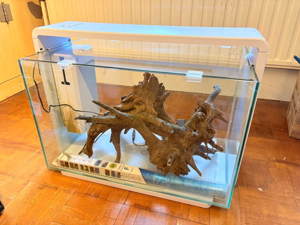 Aquarium superfish home 65 liter ZGAN met heel veel extras., Dieren en Toebehoren, Vissen | Aquaria en Toebehoren, Ophalen, Zo goed als nieuw