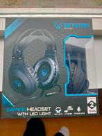 Nieuwe Battletron Gaming Headset met LED Licht, Mute-functie, Nieuw, Ophalen of Verzenden, Battletron Gaming
