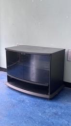 Vintage audiomeubel tv-meubel hifi-meubel radiokast, Huis en Inrichting, Kasten | Televisiemeubels, Ophalen, Gebruikt, Glas, Vintage