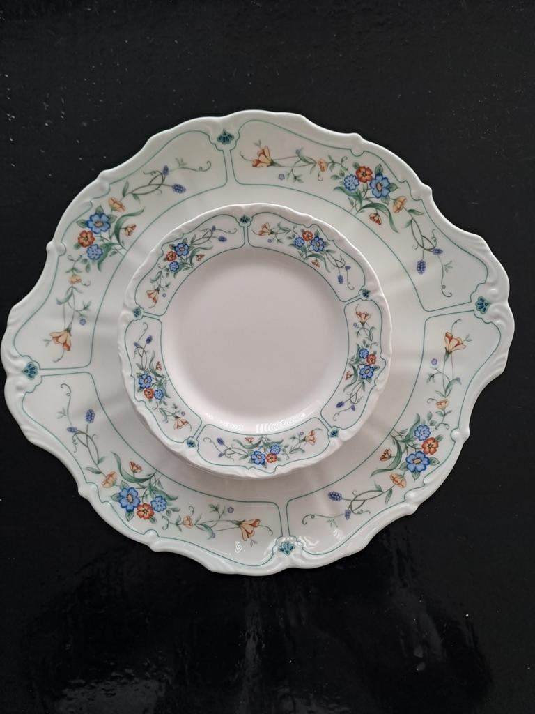 Royal Albert Hamlyn gebakstel - onbeschadigd en origineel, Huis en Inrichting, Ophalen, Zo goed als nieuw, Bord(en), Overige stijlen