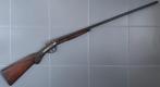 Antiek Belgisch dubbelloops hagel geweer kal .410 zwartkruit, Ophalen of Verzenden