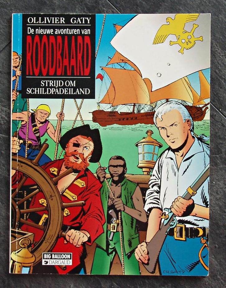 Roodbaard 28 - Strijd om Schildpadeiland - 1995, Verzamelen, Stripfiguren, Zo goed als nieuw, Kuifje, Verzenden