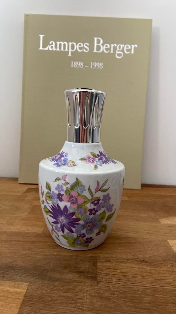 Lampe Berger/Maison Berger geurbrander AS Viola, Vintage, Meerkleurig, Overige materialen, Ophalen of Verzenden