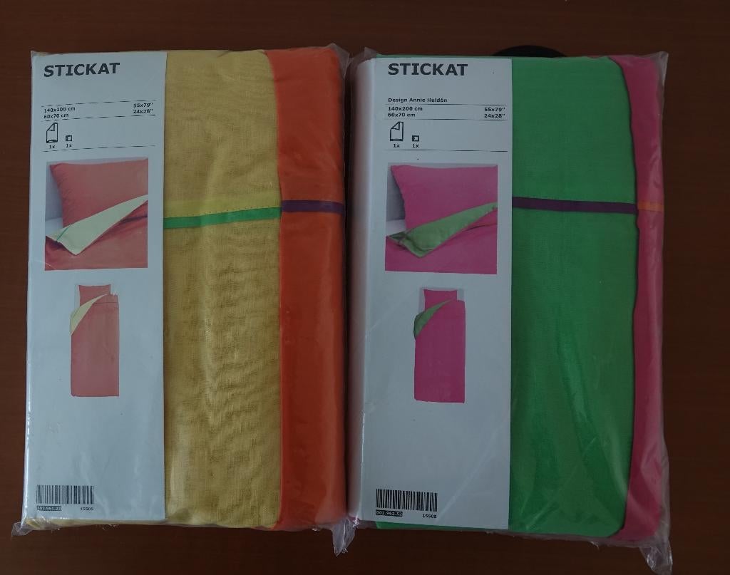 2  nieuwe dekbedhoezen maat 140 x 200 cm, Overige kleuren, Jongetje of Meisje, Dekbedovertrek, Nieuw