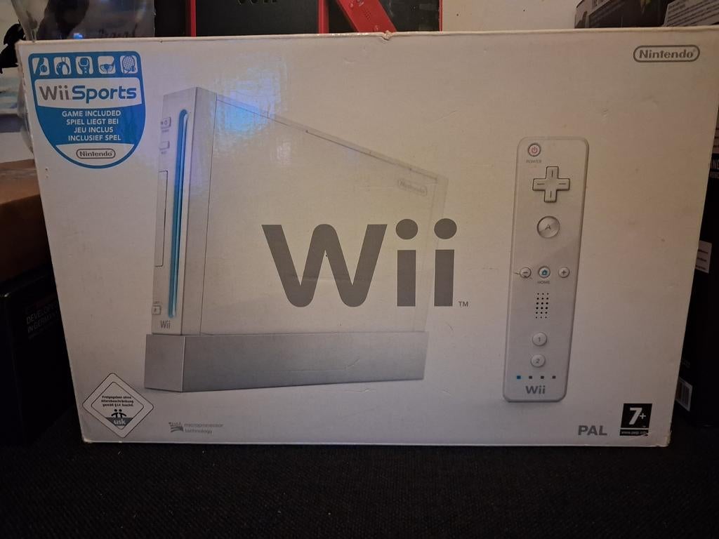 Wii in doos, Ophalen, Zo goed als nieuw, Met 1 controller