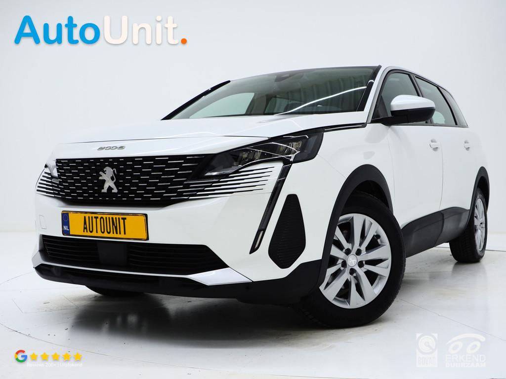 Peugeot 5008 1.2 PureTech 7P. | 360 | Stoelverwarming | PDC, Voorwielaandrijving, Stof, Gebruikt, Zwart