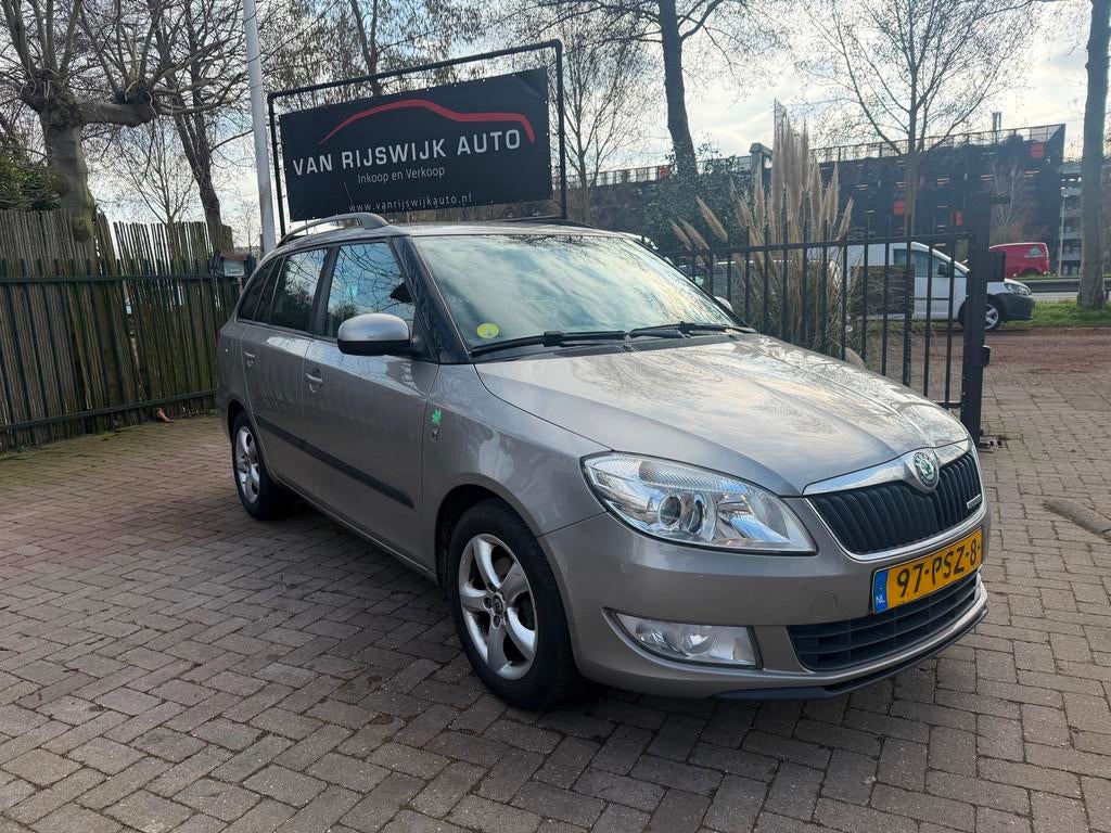 Skoda Fabia Combi 1.2 TDI Greenline Clima Cruise-con Elec-ra, Auto's, Skoda, Voorwielaandrijving, Euro 5, 450 kg, Start-stop-systeem