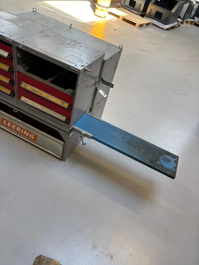 Bott Vario lade kasten, Ophalen, Gebruikt