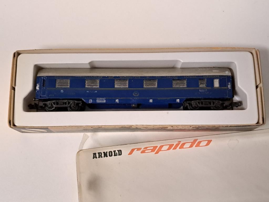 Arnold rijtuig, art. 0347, Hobby en Vrije tijd, Modeltreinen | N-Spoor, Arnold, Gebruikt, Gelijkstroom, Wagon
