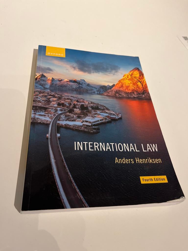 International Law - Anders Henriksen (fourth edition), Boeken, Studieboeken en Cursussen, Ophalen of Verzenden, Alpha, Zo goed als nieuw