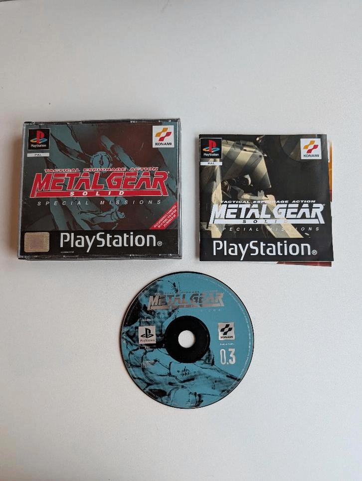 Metal gear special missions Ps1, Spelcomputers en Games, Games | Sony PlayStation 1, Avontuur en Actie, Vanaf 18 jaar, 1 speler