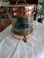 Antieke Rood koperen Scheeps Toplicht, Ophalen of Verzenden, Gebruikt, Motorboot of Zeilboot