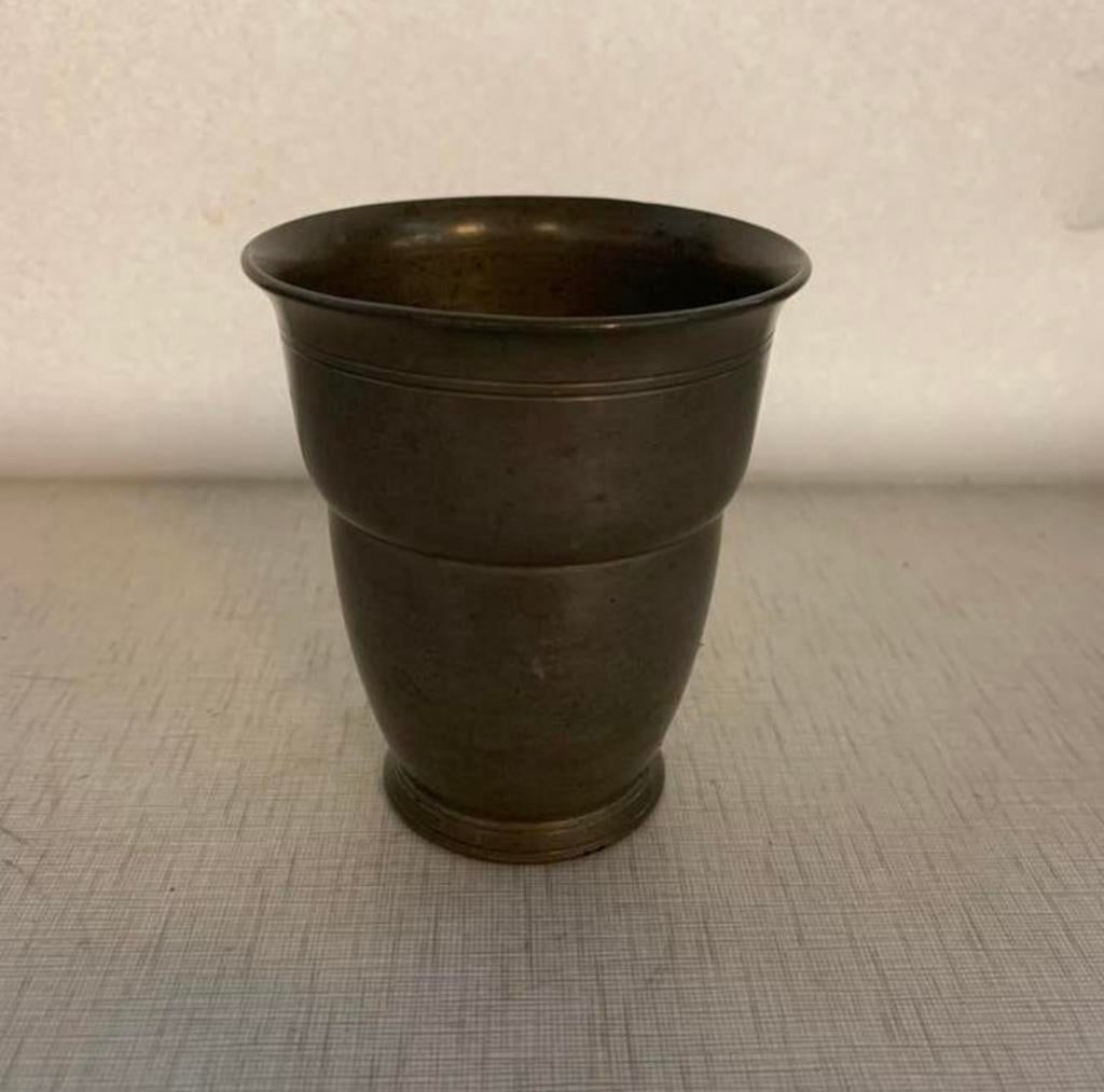 Beker Gero tin Chris van der Hoef goede staat., Antiek en Kunst, Ophalen of Verzenden