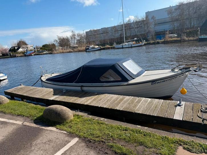 Polar sloep spitsgatter 7 meter, Watersport en Boten, Sloepen, Gebruikt, 10 tot 30 pk, 6 meter of meer, Binnenboordmotor, Diesel