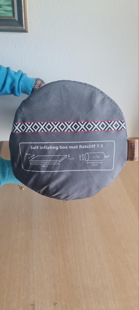 Nieuwe Bo-Camp Zelfopblaasbare Camping Matras Ratcliff 7.5, Ophalen, Nieuw, 1-persoons