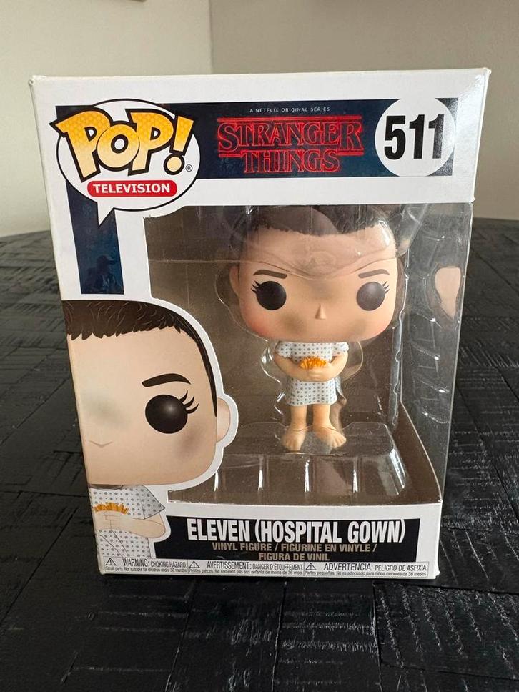 Funko Pop! - Stranger Things Eleven (Hospital Gown) #511, Verzamelen, Poppetjes en Figuurtjes, Zo goed als nieuw, Ophalen of Verzenden