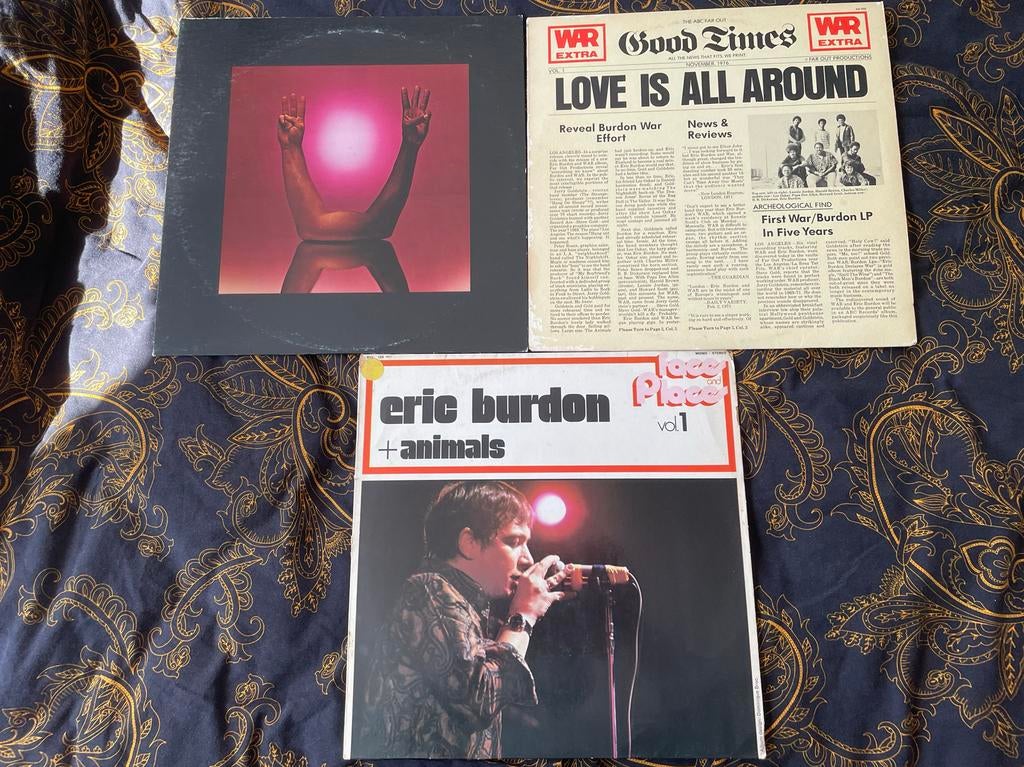 Eric Burdon + Animals 3 lp’s, Cd's en Dvd's, Ophalen of Verzenden, 1970 - 1979, Gebruikt, 12 inch