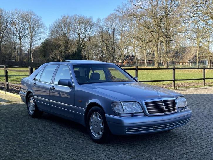 Mercedes-Benz S-klasse S 500 L ,W140 14.000km !, Auto's, Oldtimers, Bedrijf, Te koop, Lederen bekleding, Metallic lak, Mercedes-Benz