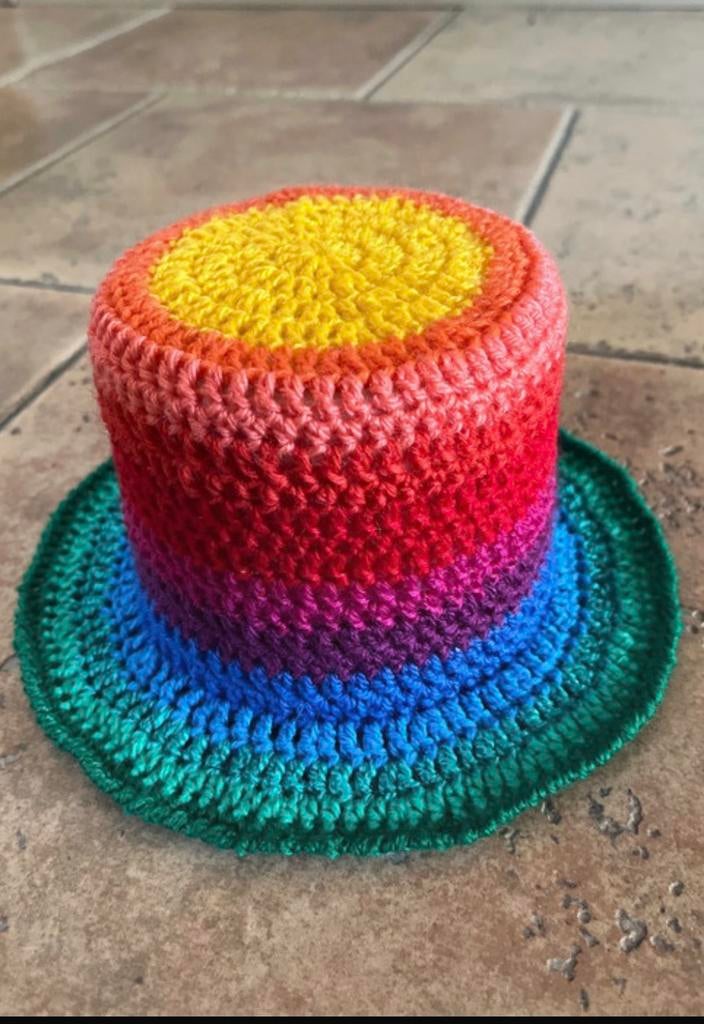Hoedenplankhoedje toiletrolhoedje 🌈 gehaakt hoesje, Ophalen of Verzenden, Nieuw