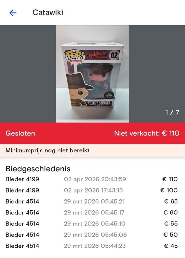 Funko Pop Freddy Krueger Chase 02 A Nightmare on Elm Street, Kinderen en Baby's, Speelgoed | Actiefiguren, Verzenden