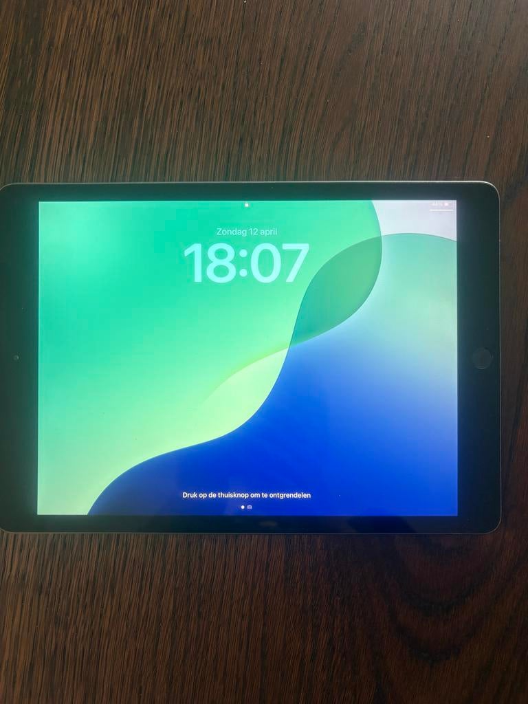 iPad 7e generatie 128GB, Computers en Software, Apple iPads, Apple iPad, Zo goed als nieuw, 128 GB, Grijs