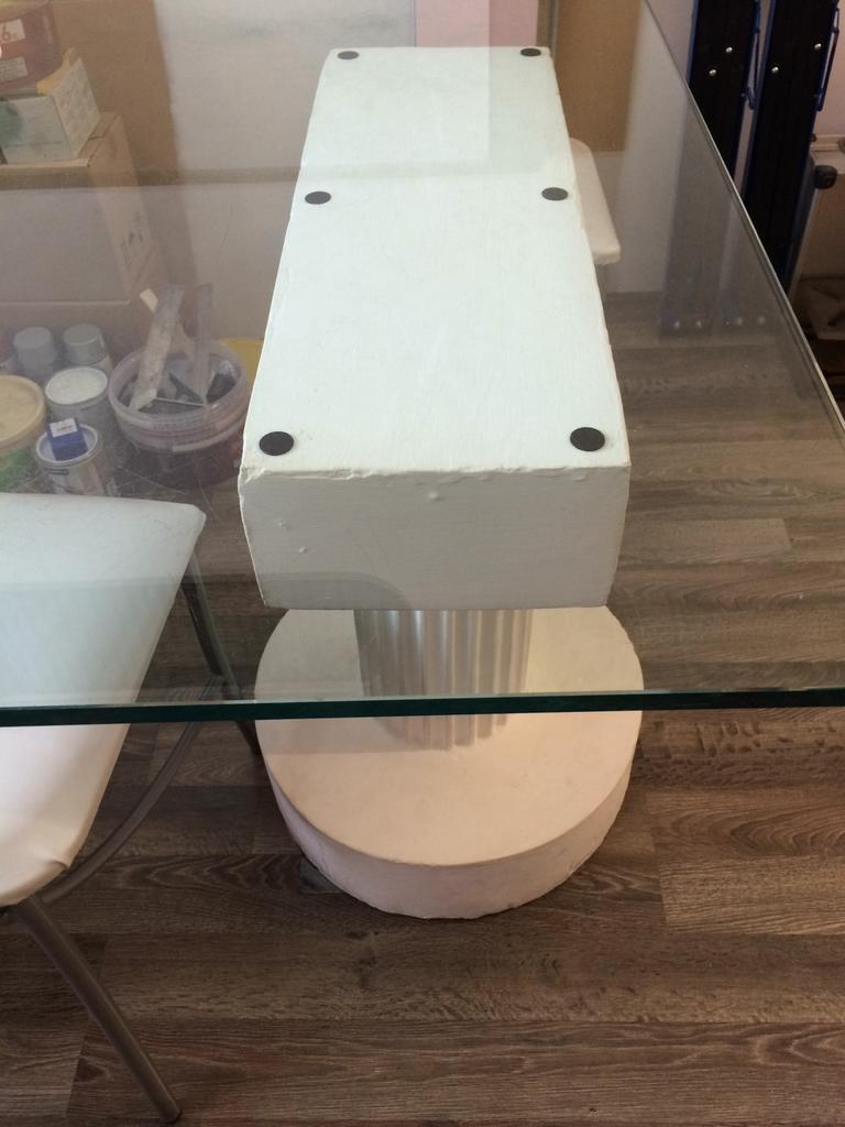 2 Romeinse stijl pilaren, Ophalen of Verzenden, Gebruikt