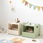 Set 2 stapelbare speelgoedkisten speelgoedkist montessori, Ophalen, Zo goed als nieuw, Tafel(s)