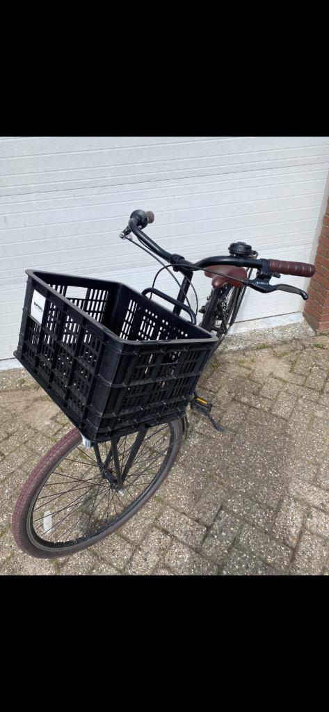 Mooie zwarte fiets 28inch, Versnellingen, Ophalen, Overige merken, 53 tot 56 cm
