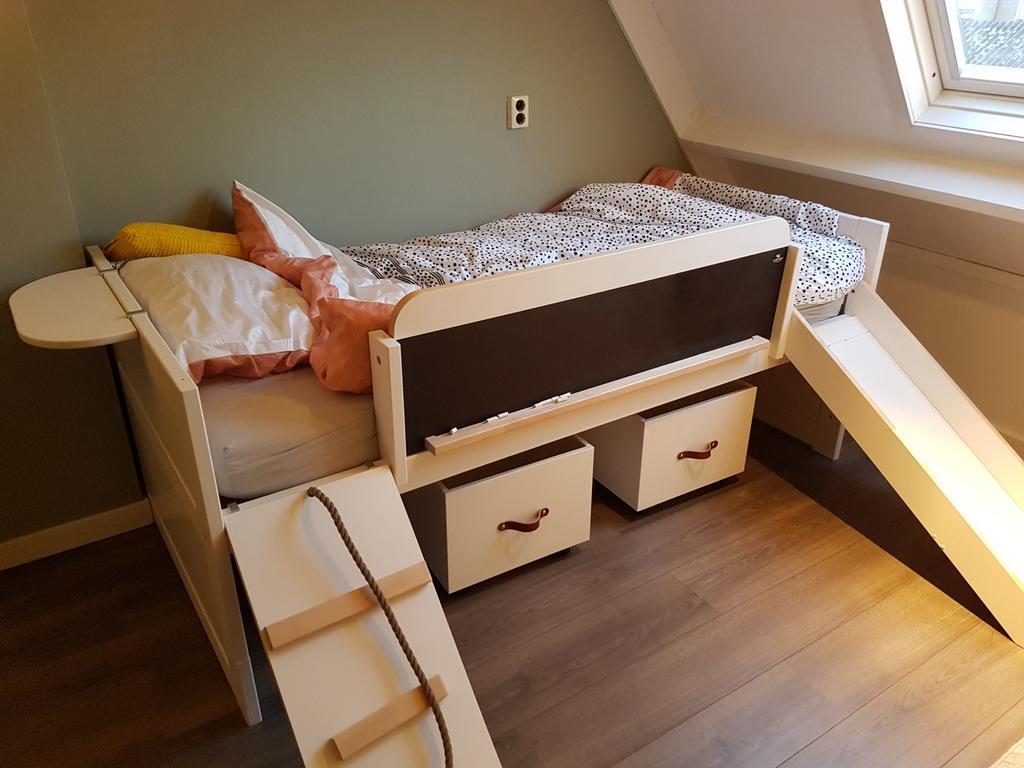 Lifetime halfhoogslaper, Ophalen, 85 tot 100 cm, Gebruikt, Hoogslaper of Stapelbed