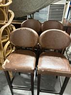 10 Barkrukken, Huis en Inrichting, Barkrukken, Ophalen, Gebruikt, 60 tot 90 cm, Hout