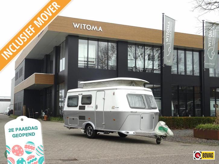 Eriba Touring - 60 Edition 530 Unico luifel + voorwand, Caravans en Kamperen, Caravans, Bedrijf, tot en met 3, 750 - 1000 kg, Standaardzit