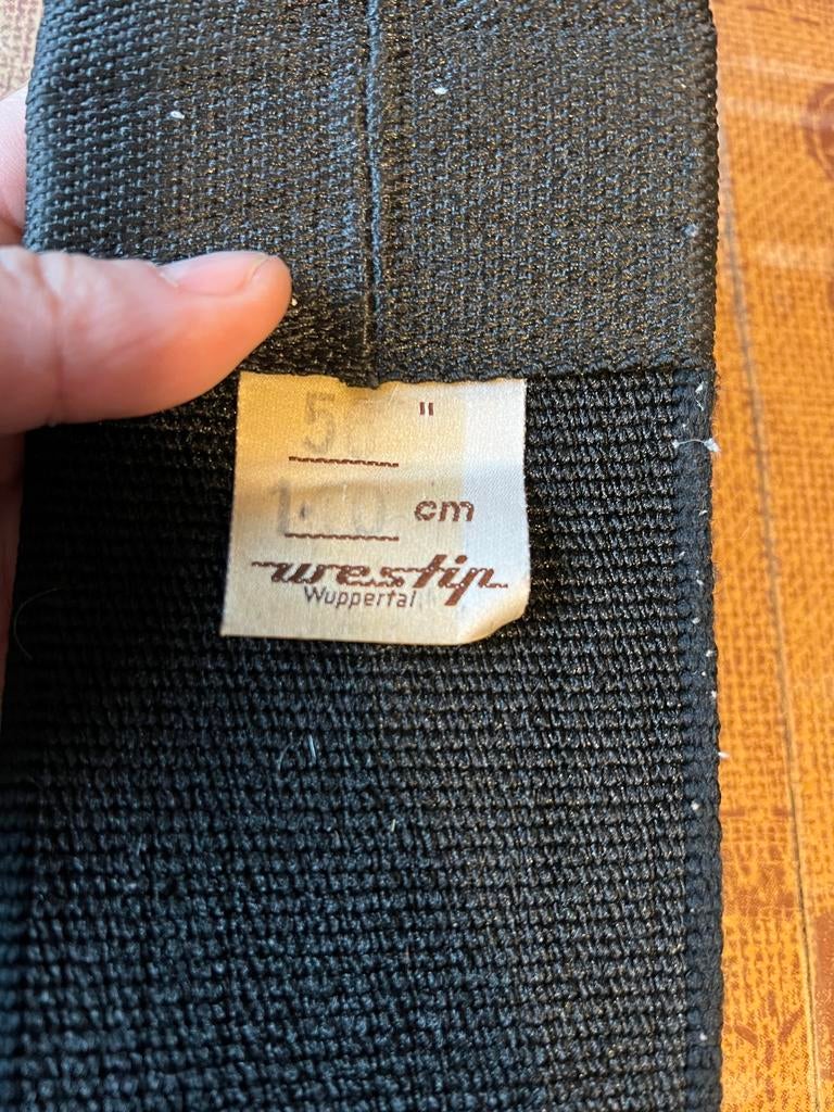 Westip Wuppertal 140 Zwarte Elastische Singel Rolgespen IZGS, Ophalen of Verzenden, Zo goed als nieuw