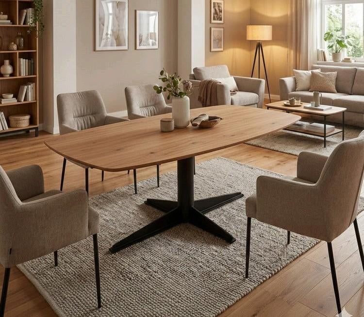 Uw droomtafel op maat? Eiken vakmanschap voor eerlijke prijs, Huis en Inrichting, Tafels | Eettafels, 100 tot 150 cm, Eikenhout