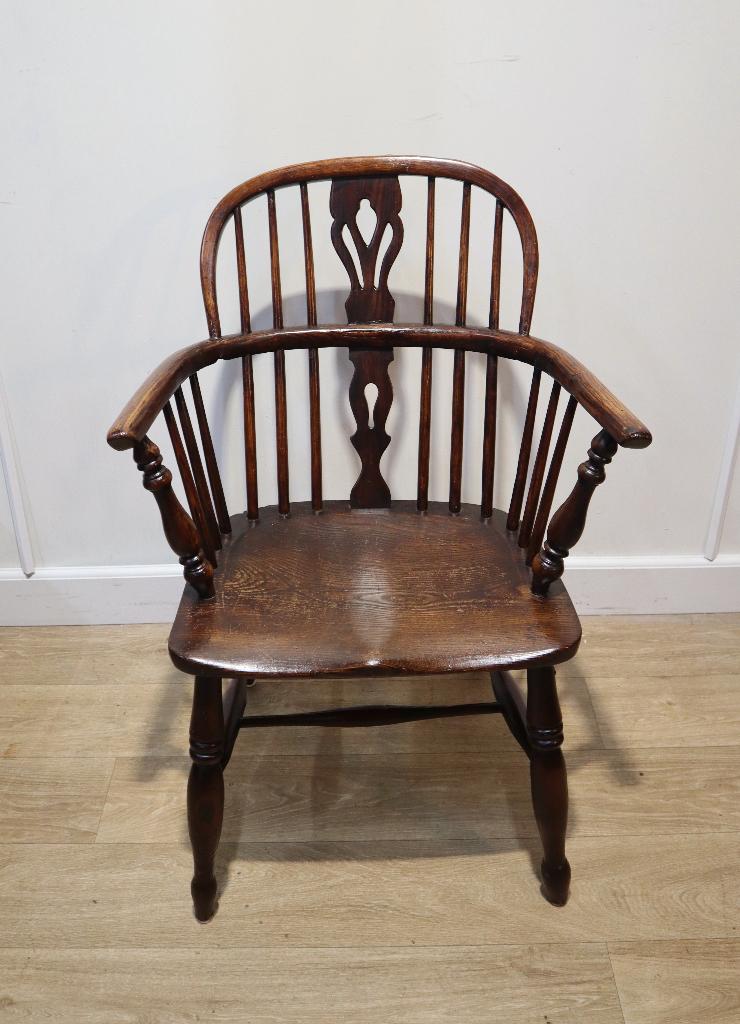 Antieke Engelse Windsor armstoel, Antiek en Kunst, Ophalen of Verzenden