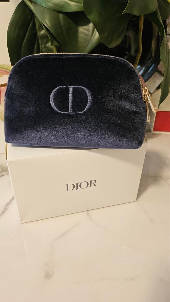 Dior pouch, Ophalen of Verzenden, Nieuw, Blauw, Dame