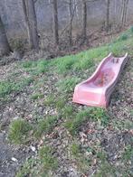 Rode glijbaan voor uren speelplezier, Ophalen, Gebruikt