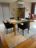 Eettafel, Ophalen, Gebruikt, Glas, Vierkant