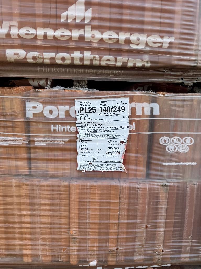 PL25 wienerberger  140/249 snelbouwstenen, Ophalen, Nieuw, Overige typen