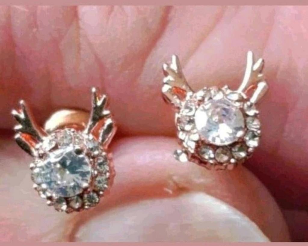 Oorbellen Swarovski, Verzenden, Nieuw, Goud, Knopjes of Stekers