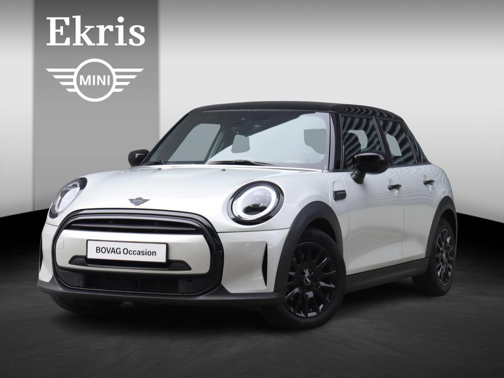 Mini 5-deurs Cooper | Classic + Sportstoelen + Climate Contr, Auto's, Voorwielaandrijving, 12 maanden, Gebruikt, Wit