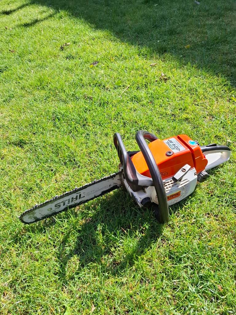 Stihl 024 AV woodboss kettingzaag motorzaag te koop, Ophalen, Gebruikt