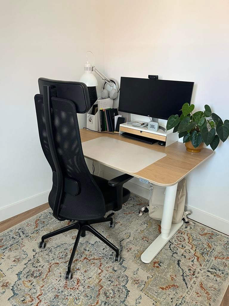 IKEA Järvfjället bureaustoel zwart - perfecte staat, Ophalen, Zwart, Zo goed als nieuw, Bureaustoel