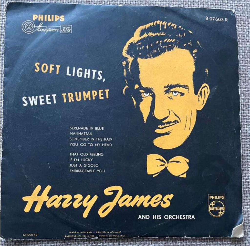 Te Koop LP 10 inc Harry James Soft Jight Sweet Trumpet, Ophalen of Verzenden, Zo goed als nieuw, 12 inch, Pop